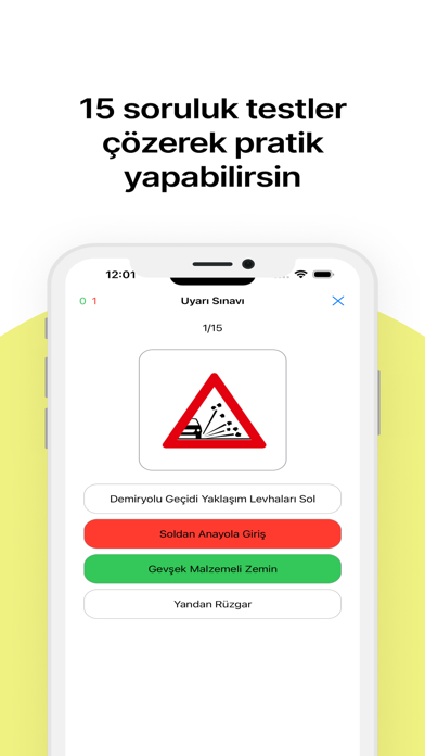 Trafik İşaretleri Sınavlı Screenshot