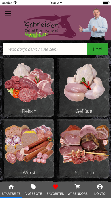 Metzgerei Schneider Screenshot