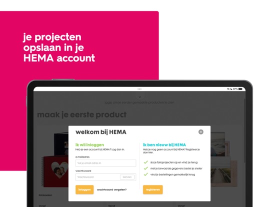 HEMA Foto App: 50+ producten iPad app afbeelding 4