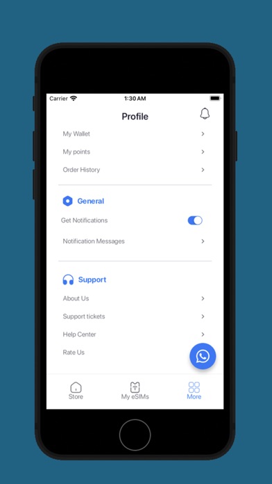 Menasim: eSIM Travel Internet Screenshot