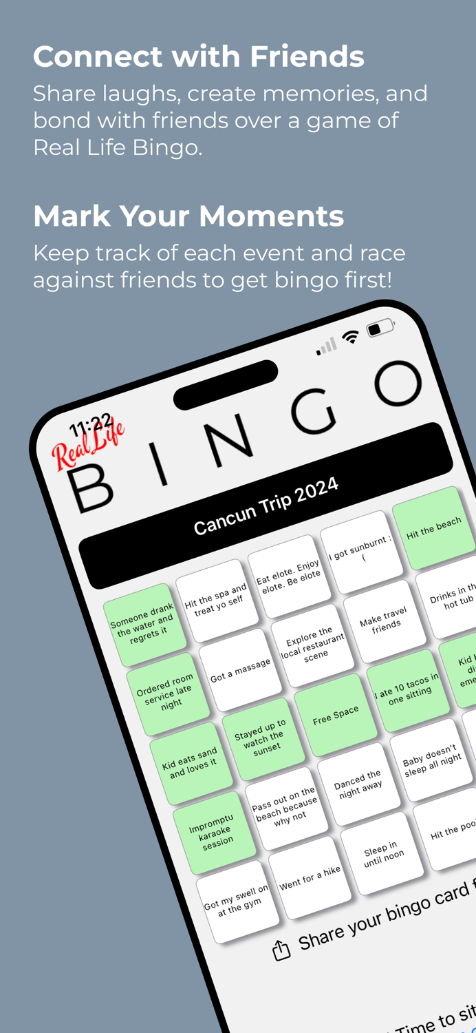 Bingo IRL - Real Life Bingo