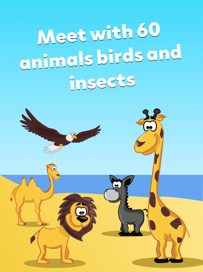 Flashcards with Animals