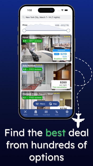 Hotels Booking - Travel deals Screenshot