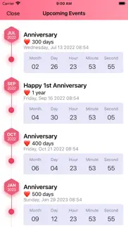 couples day - count love days iphone screenshot 4