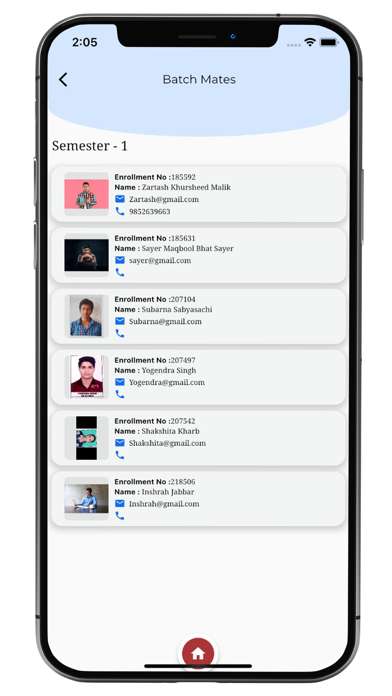 IHSM Student Screenshot