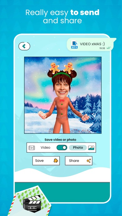 Merry Christmas eCards Maker Screenshot