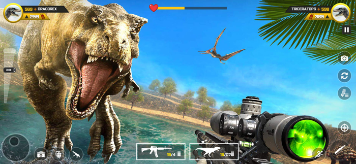 Dinosaur FPS Gun Hunting Games
