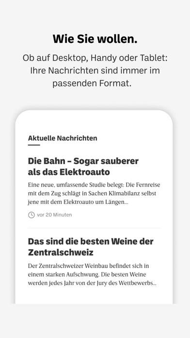 Nidwaldner Zeitung E-Paper Screenshot