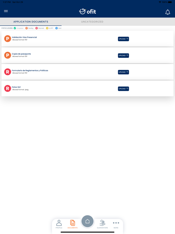 OFIT iPad screenshot 3 - Travel app