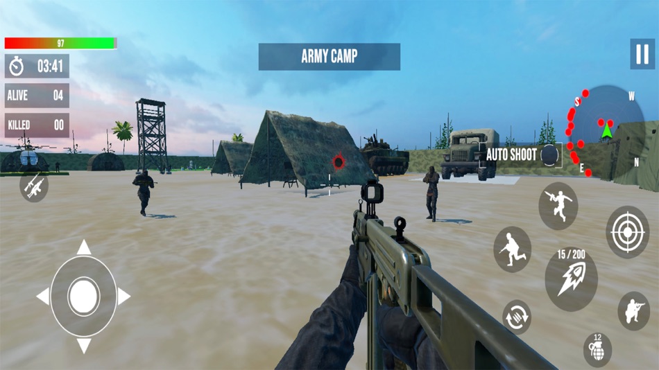 #7. Fps Commando Shooting Gun Game (iOS) 由: Malik Abdul Shakoor