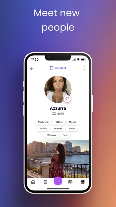 Just Meet App Screenshot