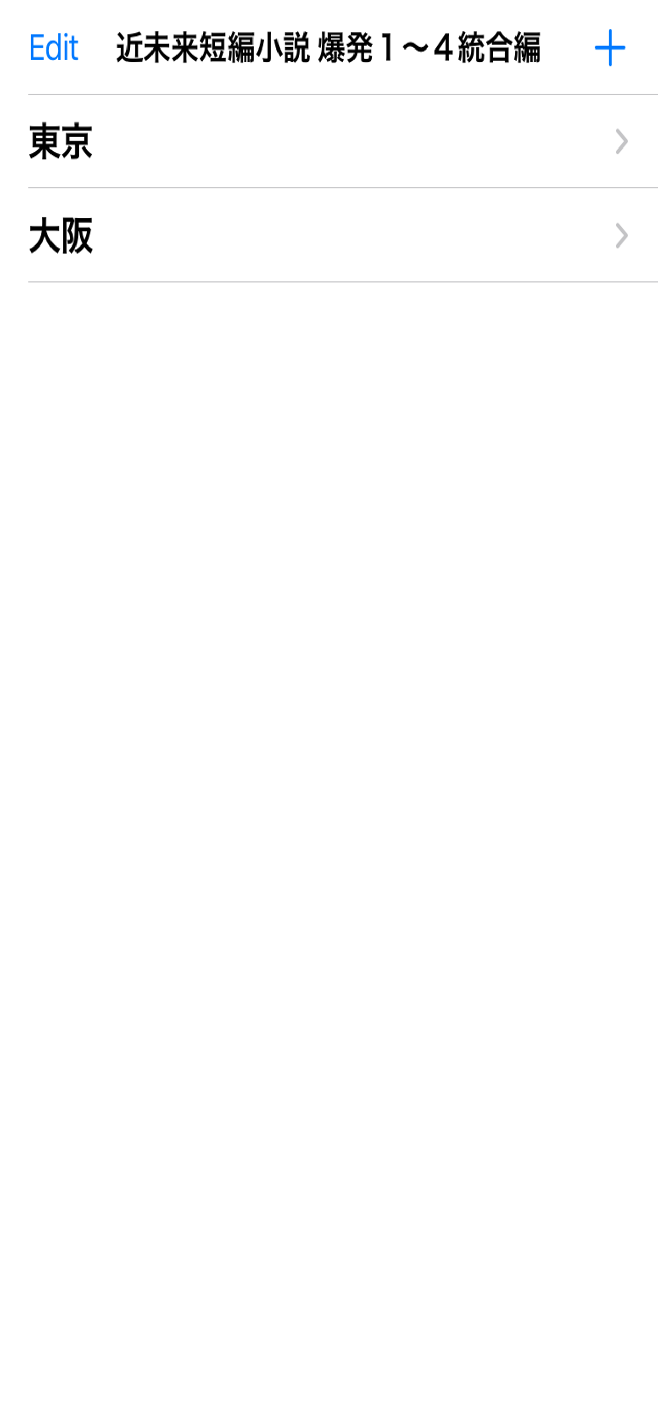 近未来短編小説　爆発１〜４統合編