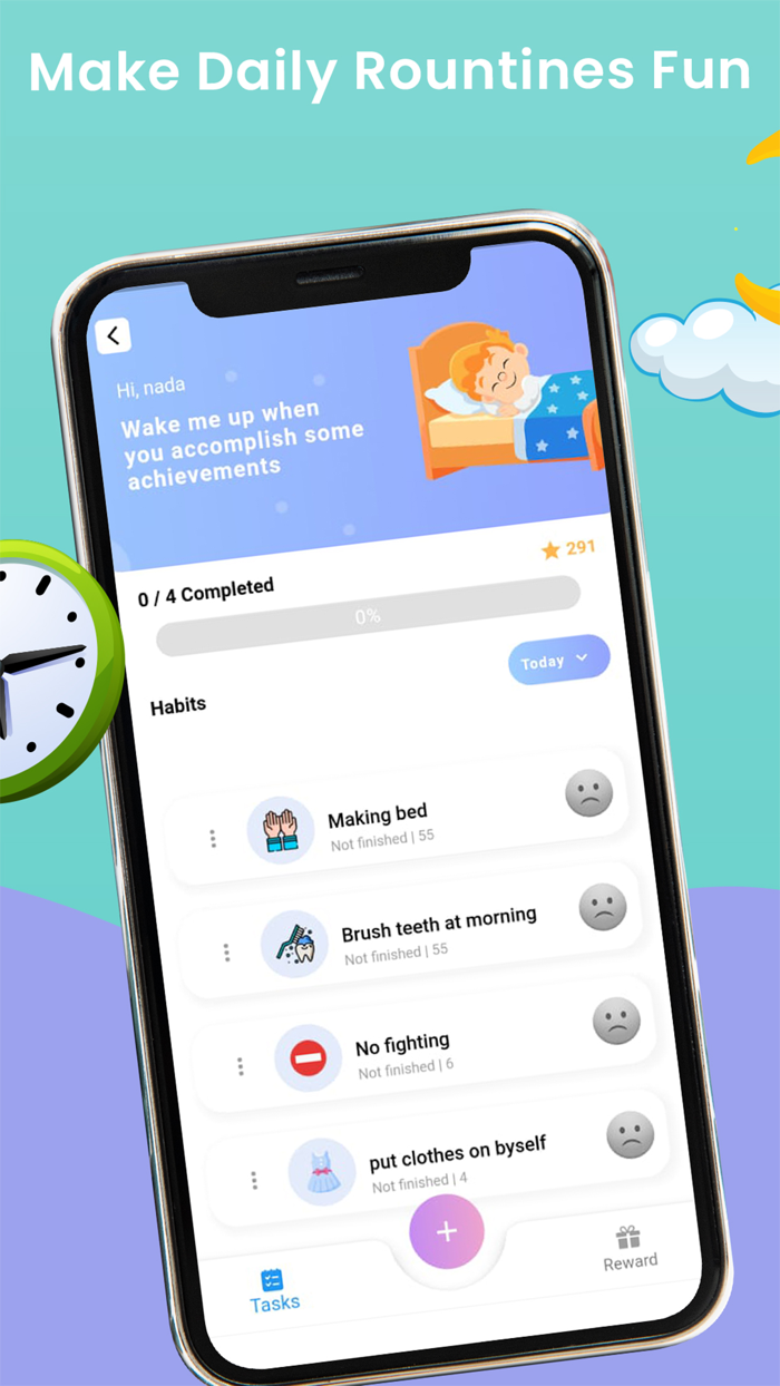 Supers - tasks and rewards