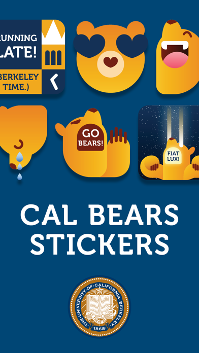 Cal Bears Stickers Screenshot