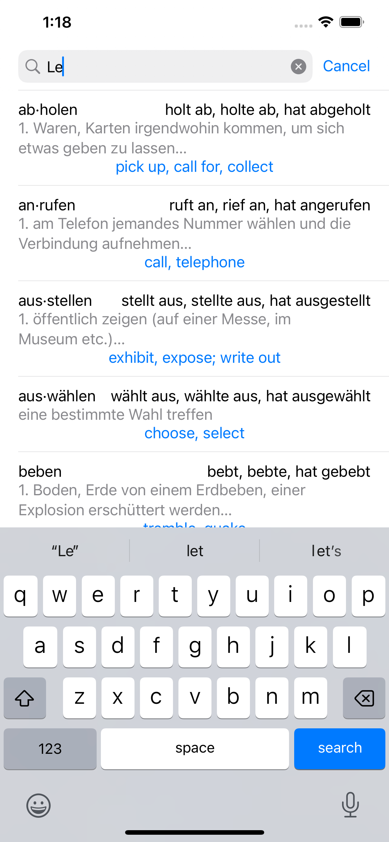 Deutsche Verben