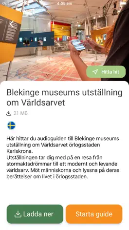 Game screenshot Blekinge läns museum hack