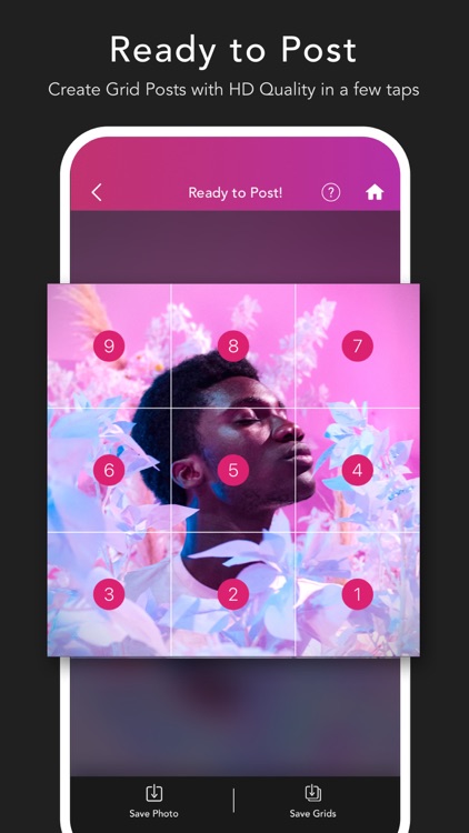 Griddy Pro: Split Pic in Grids screenshot-6