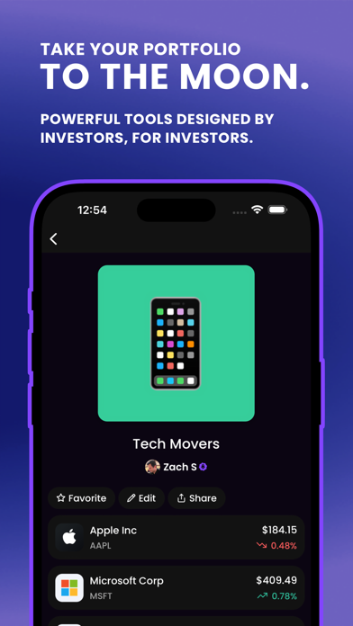 Screenshot 4 of Orbit: Social Investing App