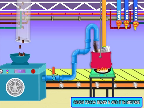 Chocolate Candy Maker Factory iPad screenshot
