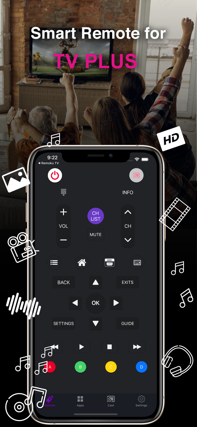 Smart Remote for ThinG TV Plus