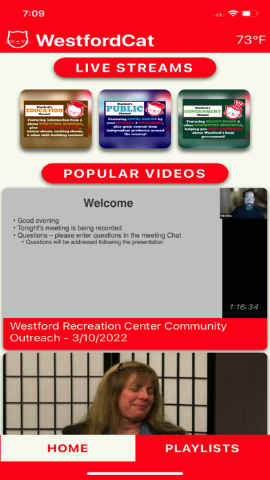Westford CAT Screenshot