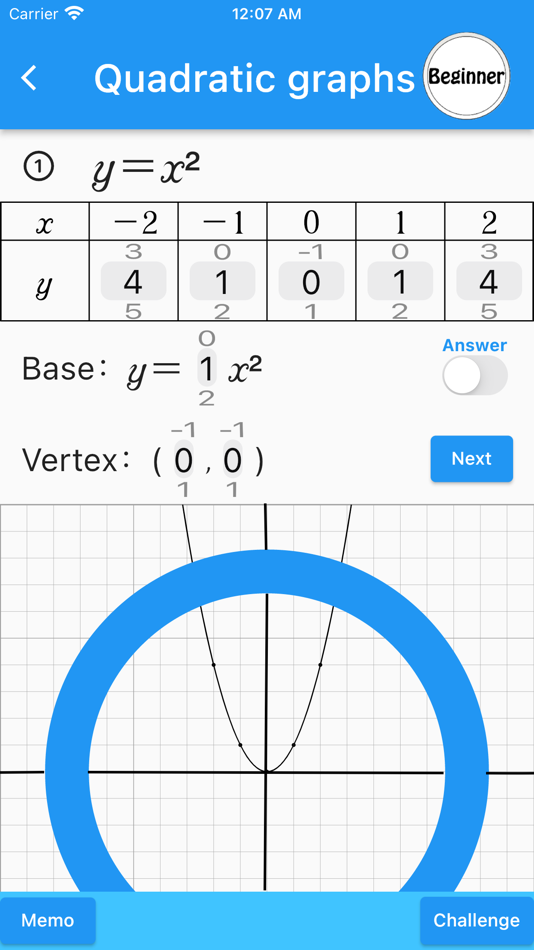 #6. Quadratic(Math Drills) (iOS) 由: 郷 田村