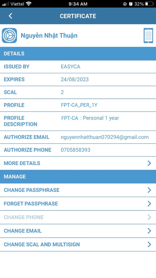 #7. FPT-CA MPKI (iOS) 由: FPT IS Company Limited