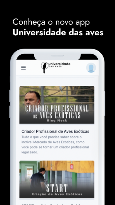 Universidade das Aves Screenshot