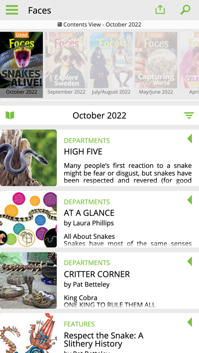 Faces Mag: Kids & Cultures Screenshot