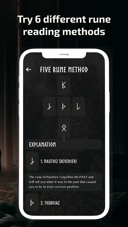 #5. Way of The Runes: Norse Rune (iOS) بواسطة: Elvis Baltais
