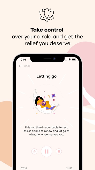 Relieved: Period Pain Hypnosis Screenshot