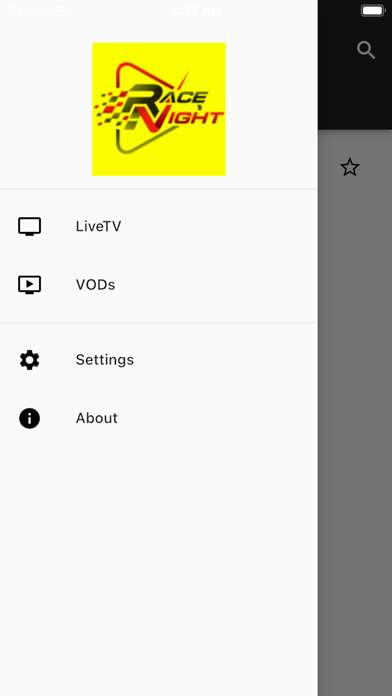 RaceNight TV Player Screenshot
