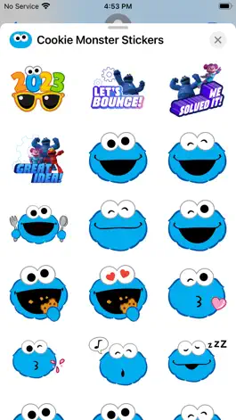 Game screenshot Cookie Monster Stickers mod apk