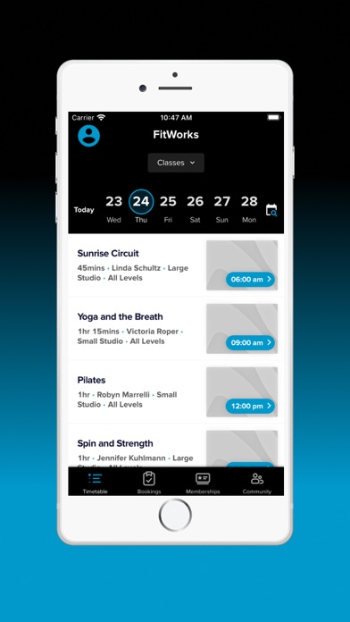 BCRD FitWorks Screenshot