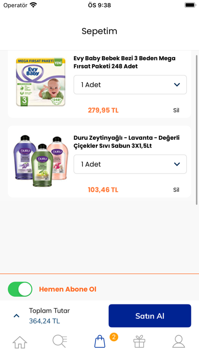 Evyap Shop Screenshot