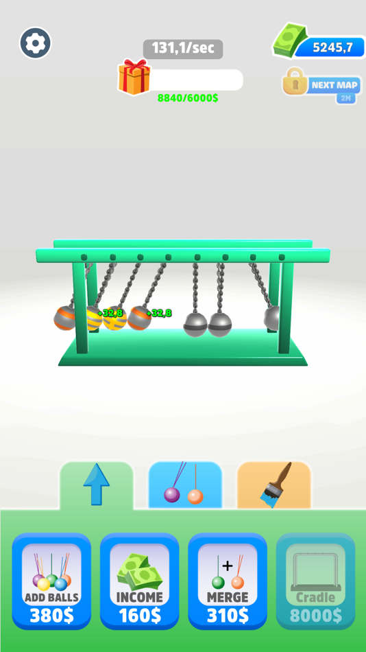 #6. Newton's Cradle ASMR (iOS) 来自: omer cetin