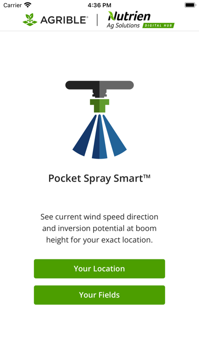 Nutrien Pocket Spray Smart™ Screenshot