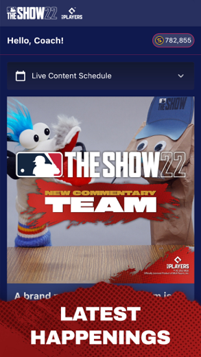 MLB The Show Companion App screenshot 1