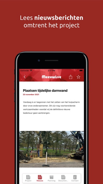 Meeuwisse Omgevingsapp Screenshot