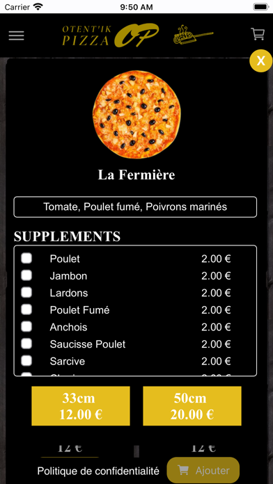 Otent'ik Pizza Screenshot