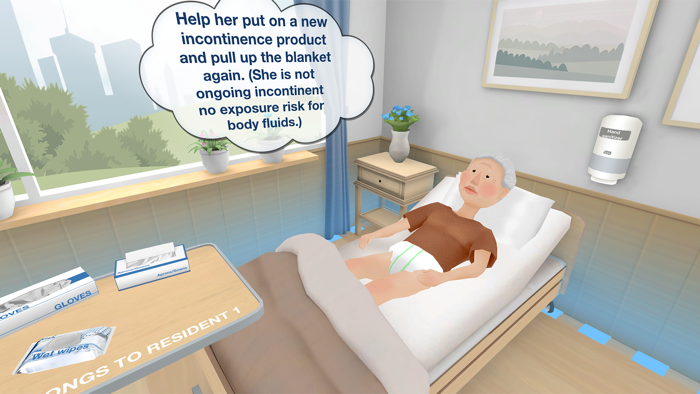 Tork VR Clean Hands Care Homes