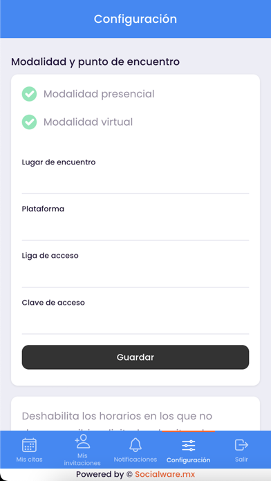 Expositores Screenshot