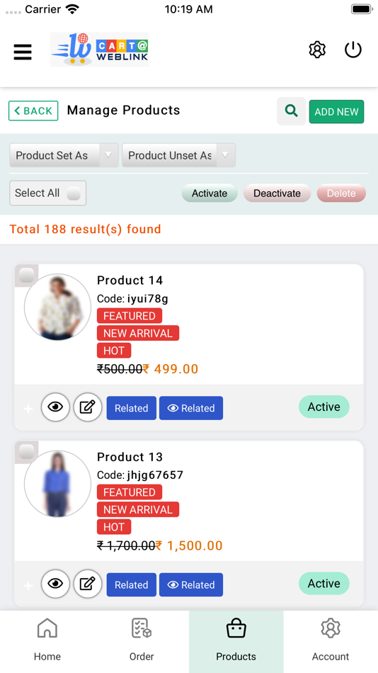 #2. Weblink Cart (iOS) 由: Weblink .In Pvt Ltd
