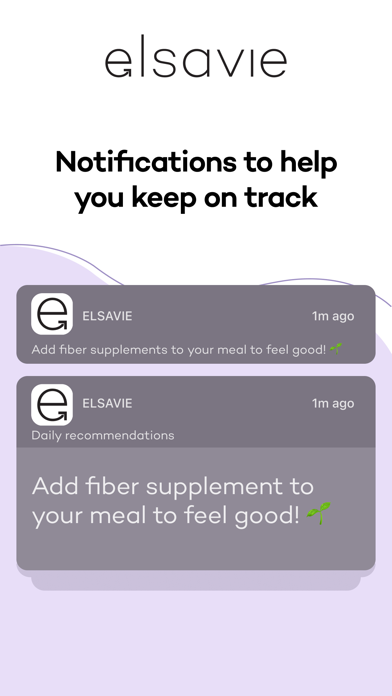Elsavie: Gut Health Tracking Screenshot