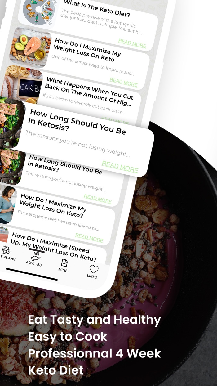 Keto Diet App - Recipes