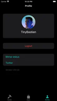 botrise: bitrise client iphone screenshot 2