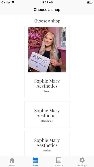 Sophie Mary Aesthetics Screenshot