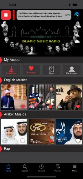 Game screenshot Islamic Music Radio Network mod apk