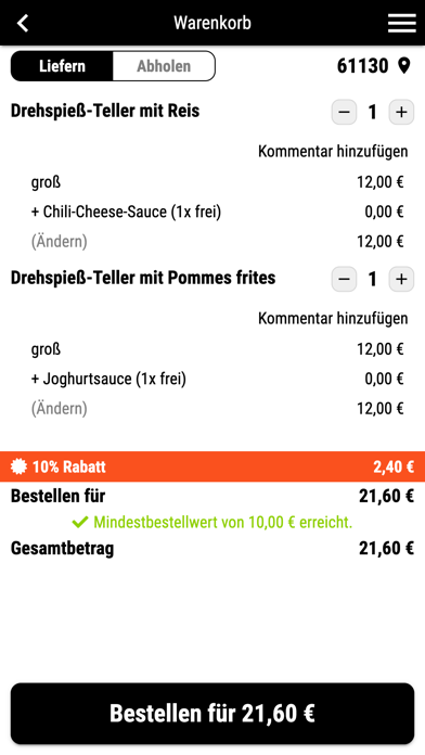 Alanya Döner Screenshot