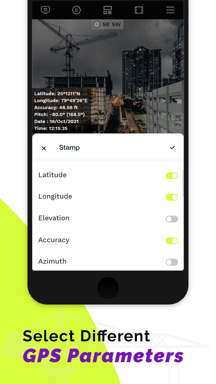 GPS Angular Camera App